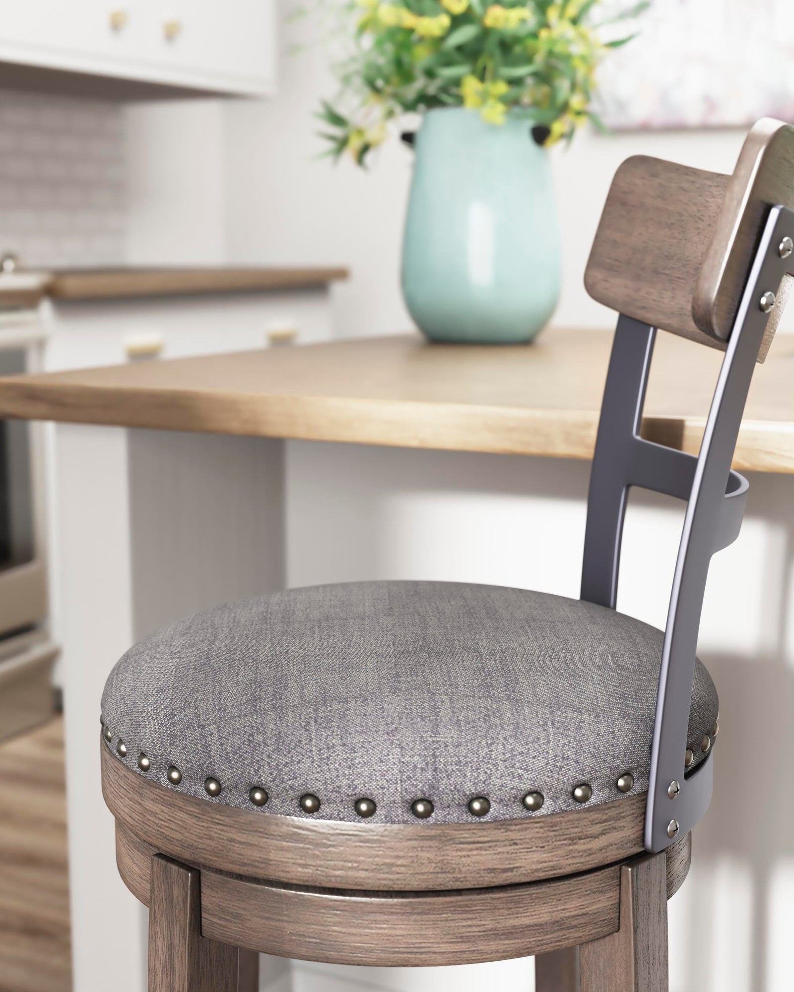 Caitbrook Bar Height Bar Stool (D388-SI) - Image 10