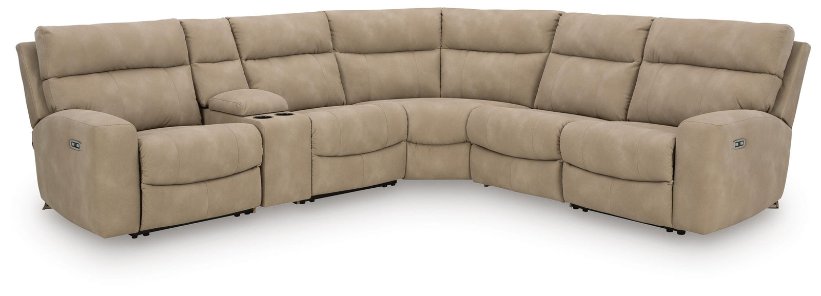 Next-Gen Durapella 6-Piece Power Reclining Sectional (61004-SI)