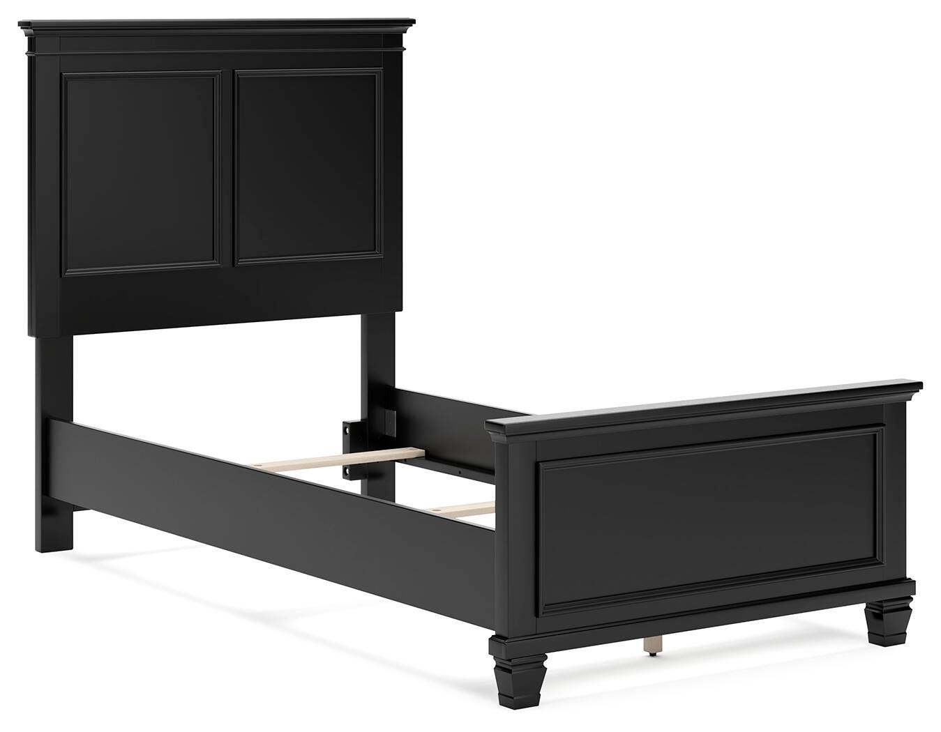Lanolee Panel Bed, Dresser and Mirror - Black (B687-SI) - Image 11