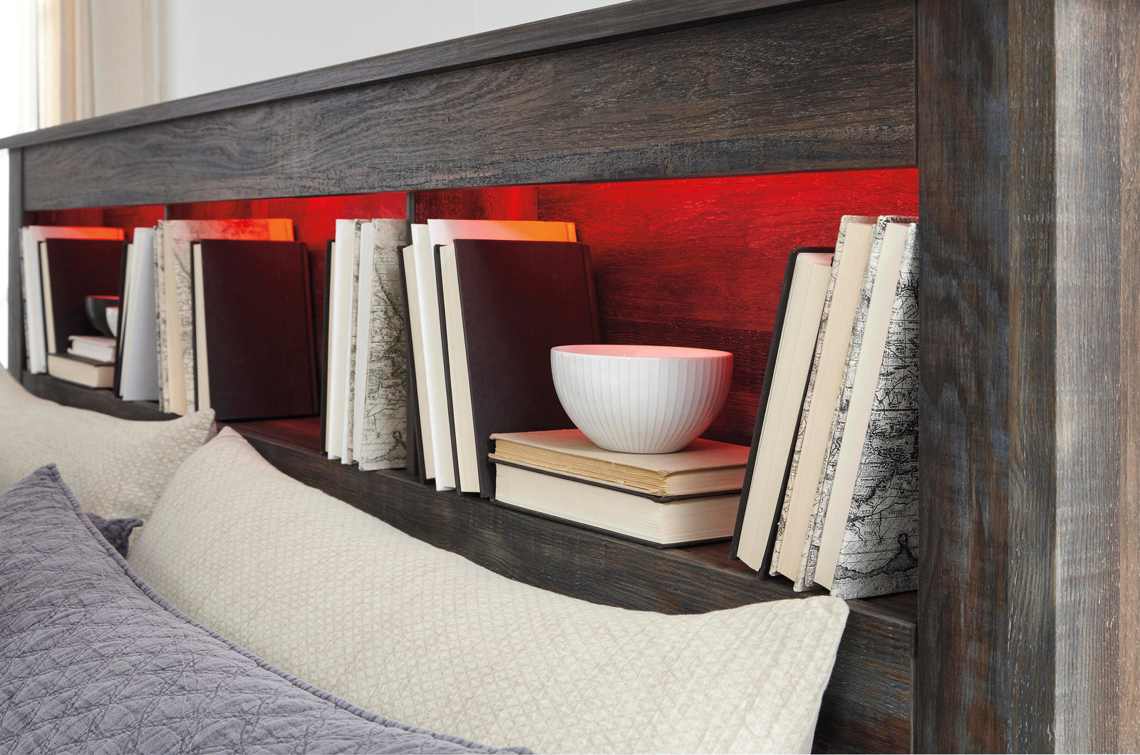 Drystan Bookcase Headboard - Multi (B211-SI) - Image 5