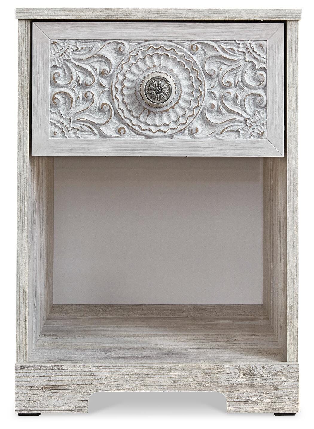 Paxberry Nightstand - Whitewash (EB1811-SI)