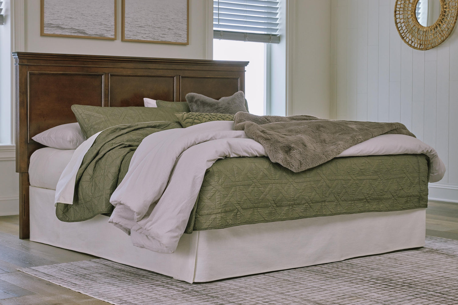 Danabrin Panel Headboard - Brown (B685-SI) - Image 7