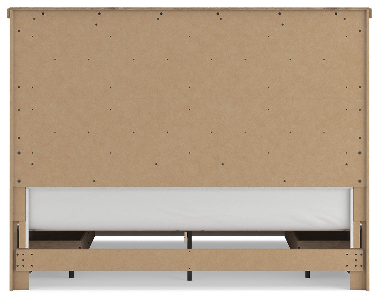 Savonport Panel Storage Bed - White/Brown (B4615-SI) - Image 8