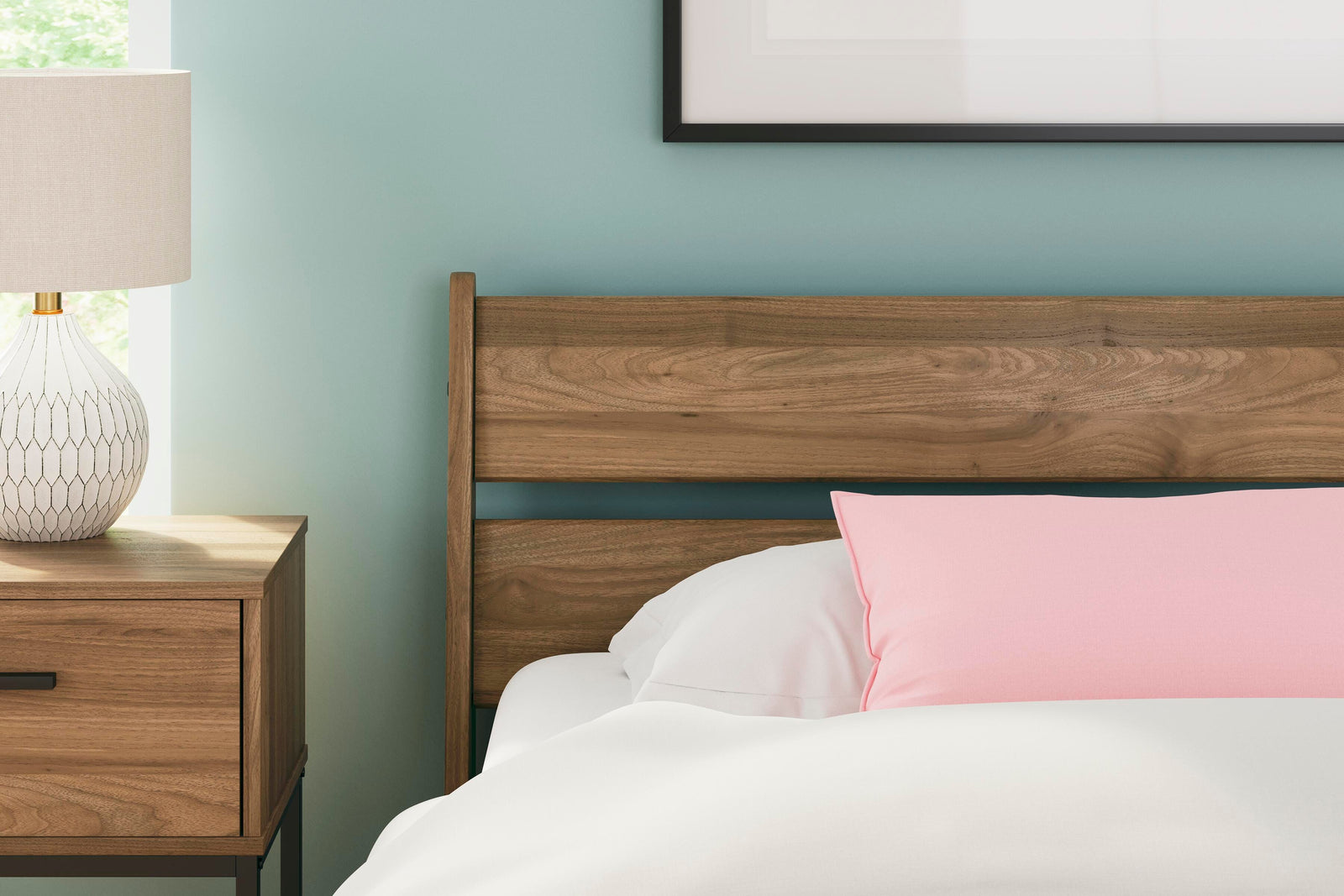 Deanlow Panel Headboard - Honey (EB1866-SI) - Image 8