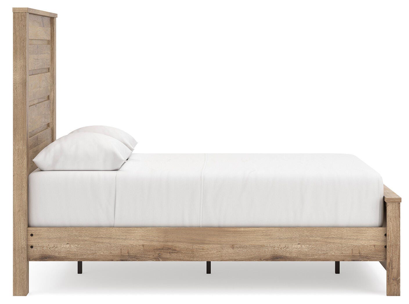 Brozmont Panel Platform Bed, Dresser and Mirror (B1045-SI) - Image 12