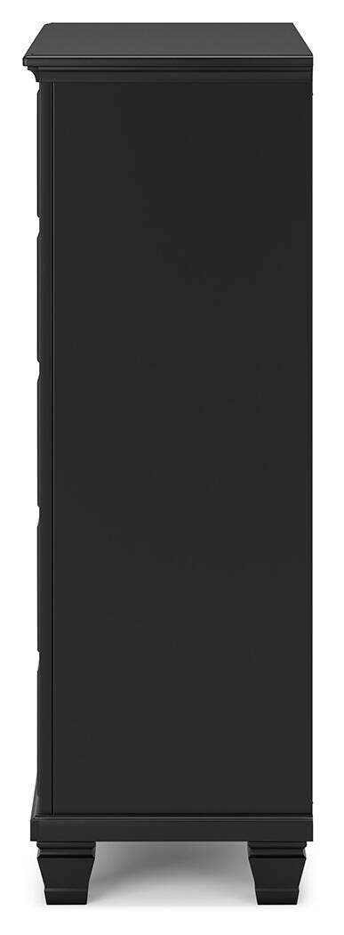 Lanolee Chest of Drawers - Black (B687-SI) - Image 6