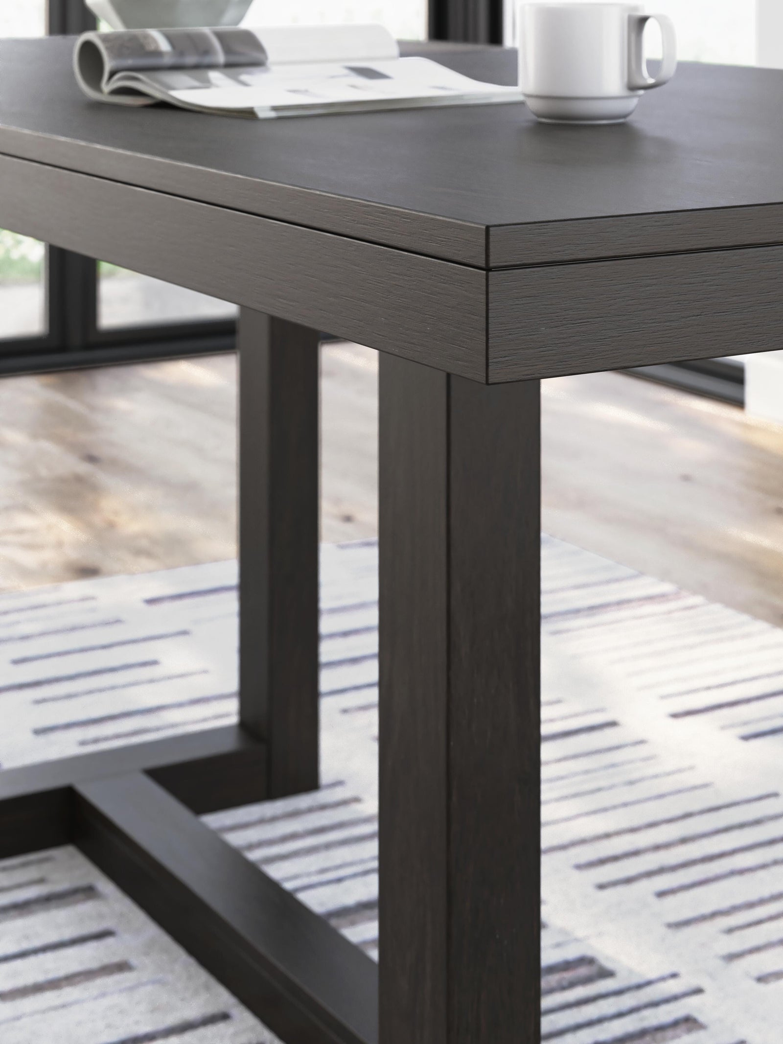 Neymorton Counter Height Dining Table and 4 Barstools (D618-SI) - Image 19