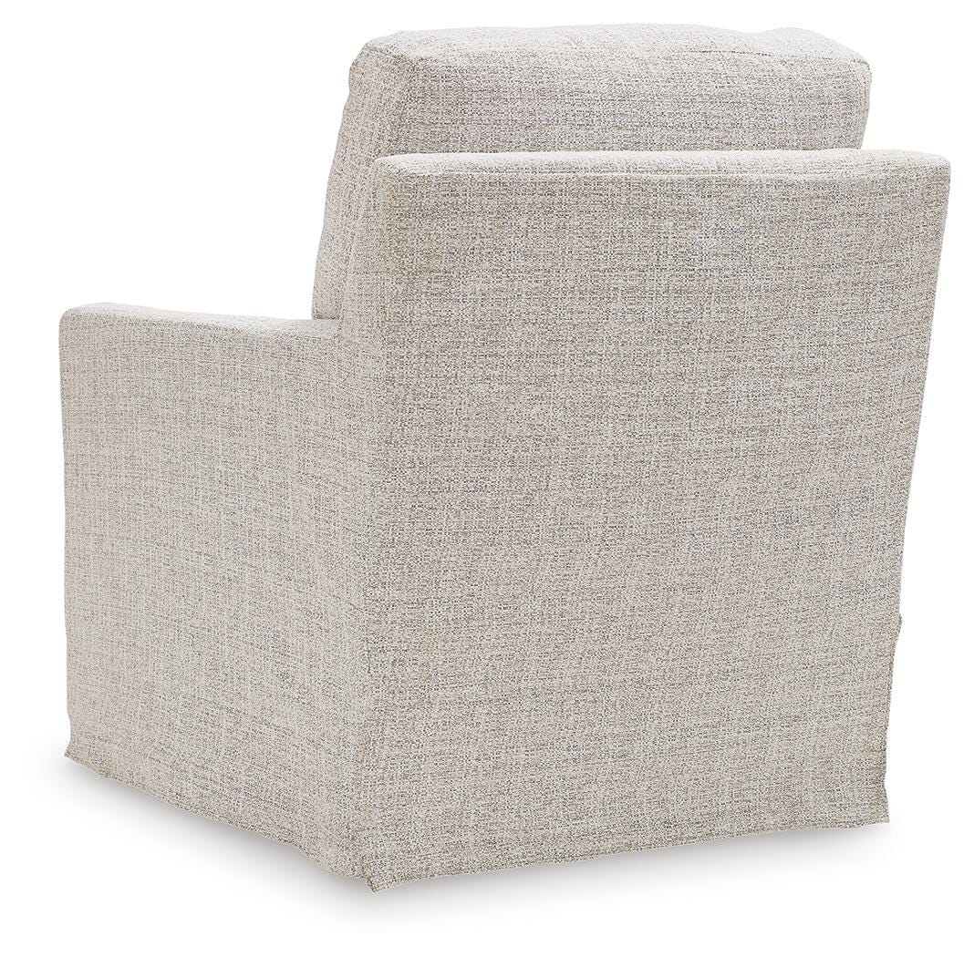 Nenana Next-Gen Nuvella Swivel Glider Accent Chair (A3000644-SI) - Image 4