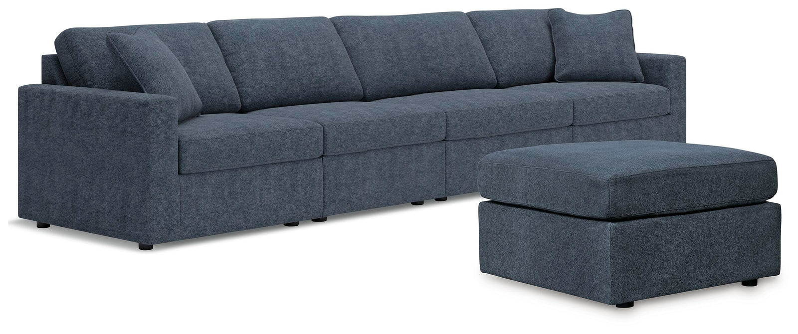Modmax 4-Piece Sectional and Ottoman (92121-SI) - Image 2