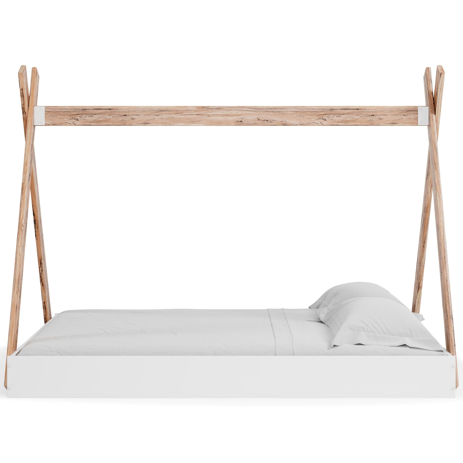 Piperton Tent Complete Bed in Box (Youth) - Two-tone Brown/White (EB1221-SI) - Image 7