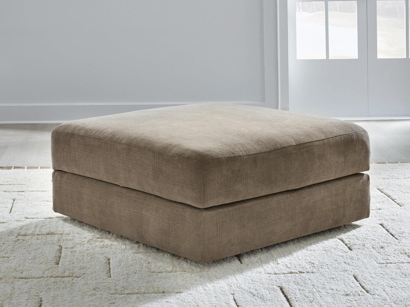 Camellia-Court Ottoman With Storage (68207-SI) - Image 2