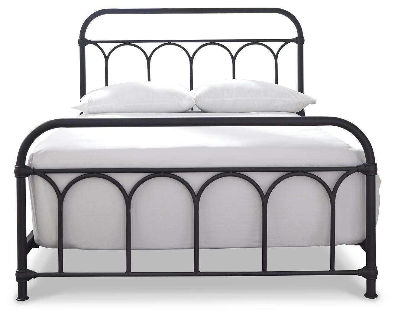 Nashburg Metal Bed (Youth) - Black (B280-SI) - Image 7
