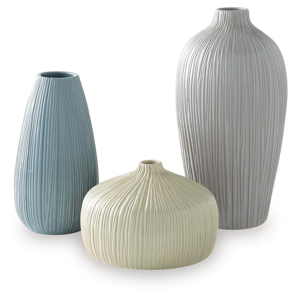 Eiderman Vase (Set of 3) (A2000913-SI)