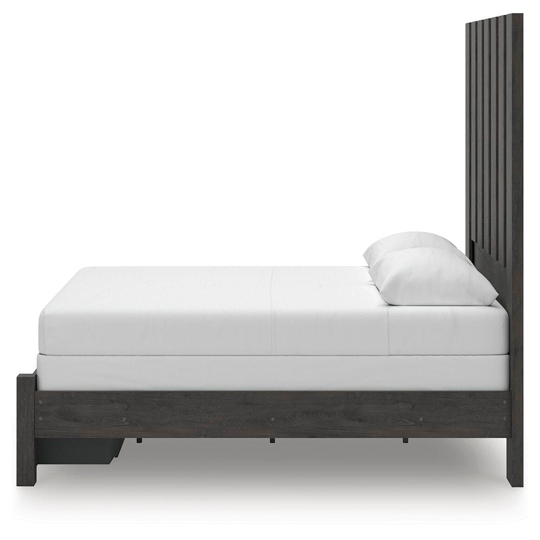 Fraluna Queen Panel Storage Bed, Dresser and Mirror (PCB3370-SI) - Image 14