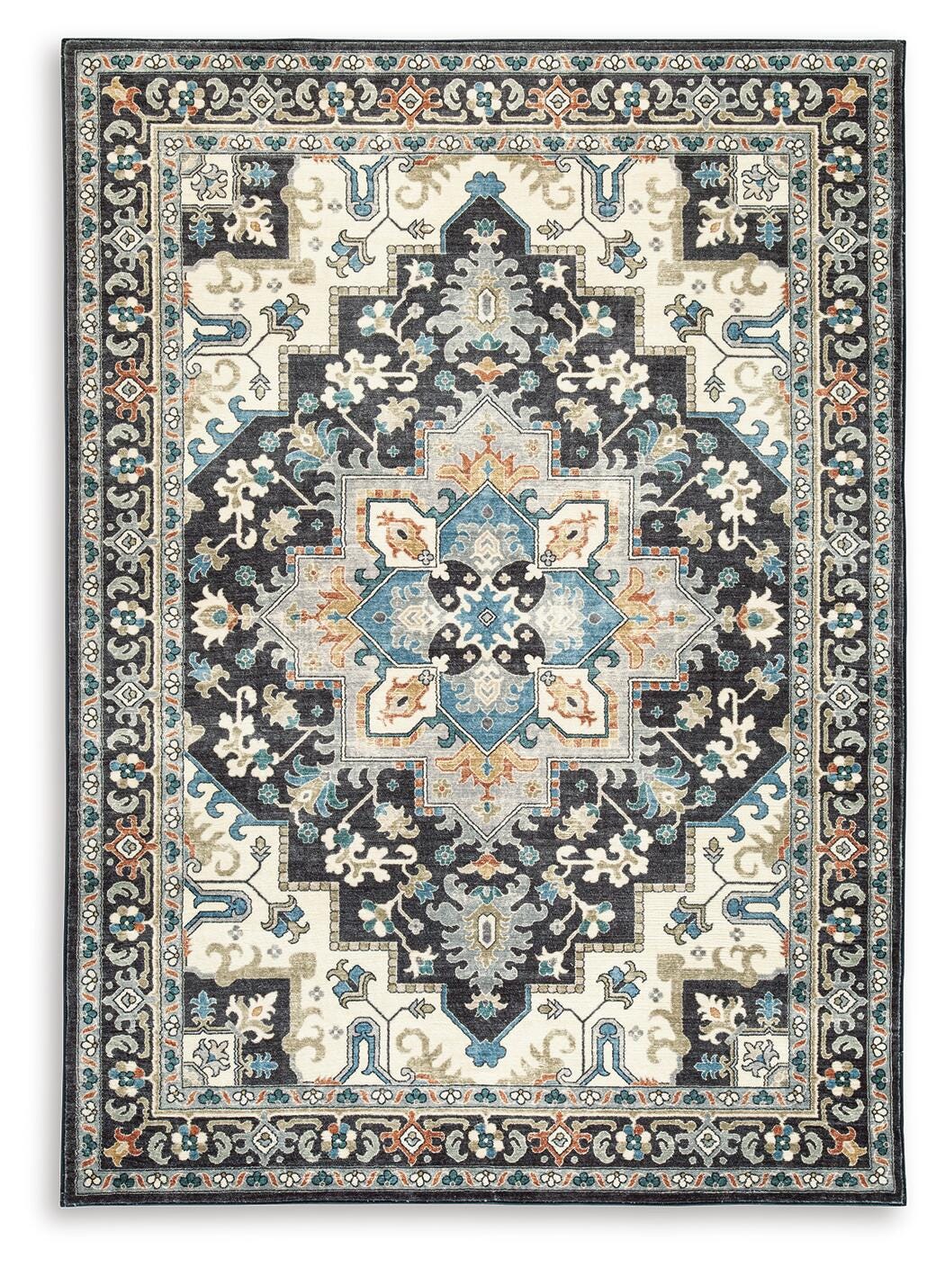 Leningston 8 x 10 Washable Rug (R40706-SI)