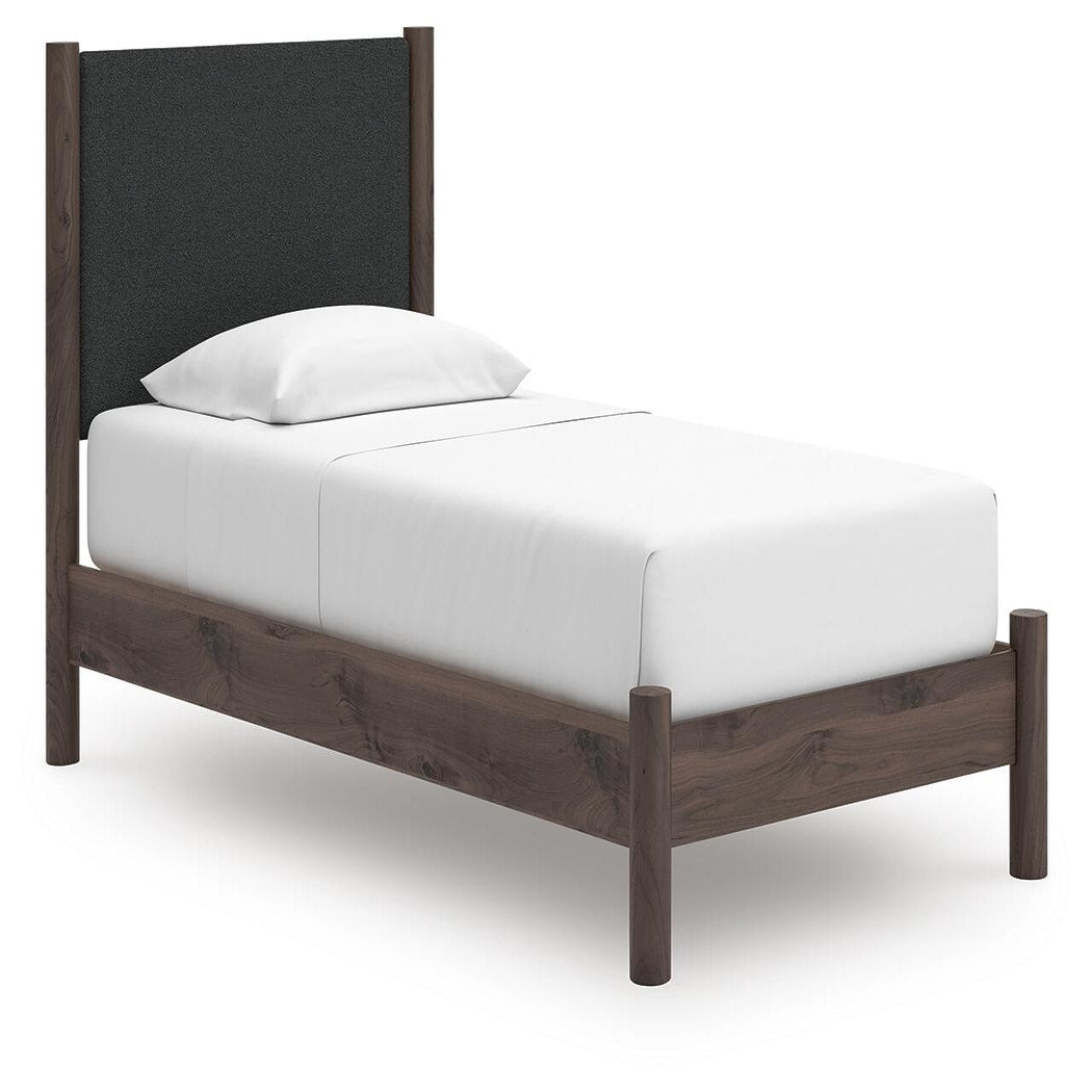 Pamytta Twin Upholstered Panel Platform Bed (PCB2614-SI)