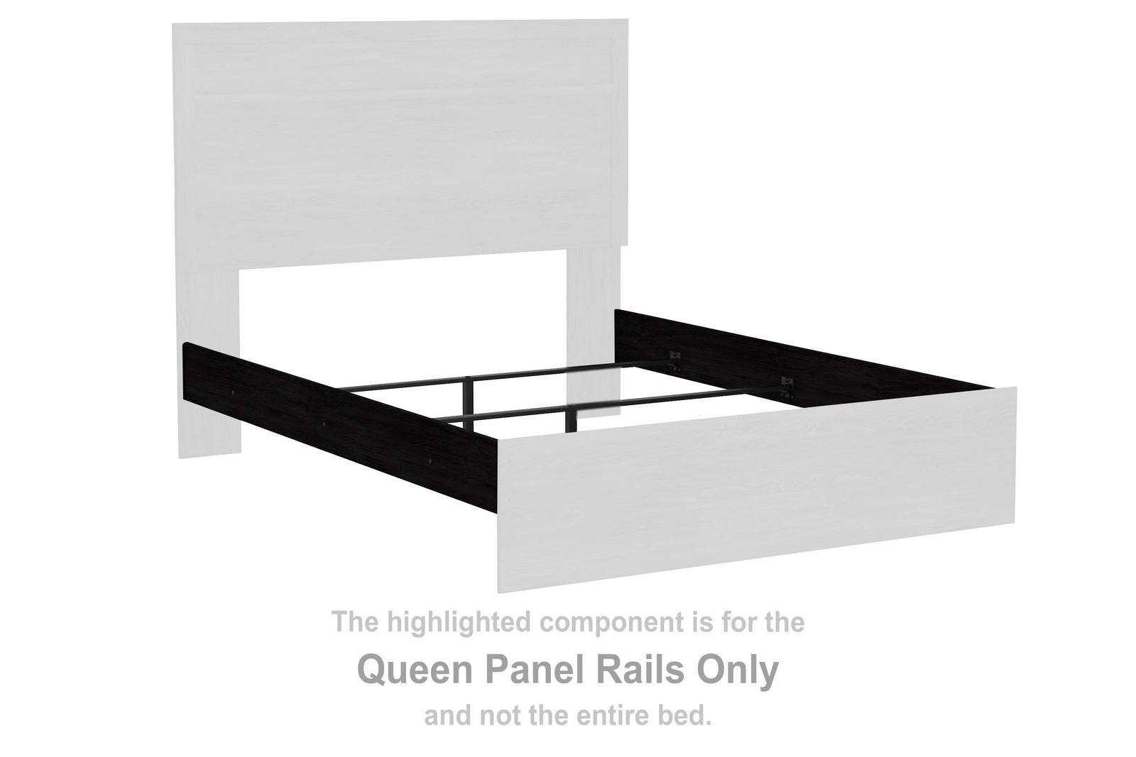 Belachime Panel Rails - Charcoal (B2589-SI)