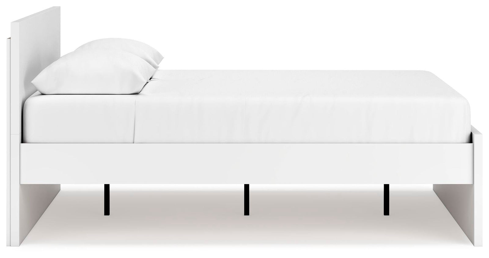 Onita Panel Platform Bed - White (EB9630-SI) - Image 7