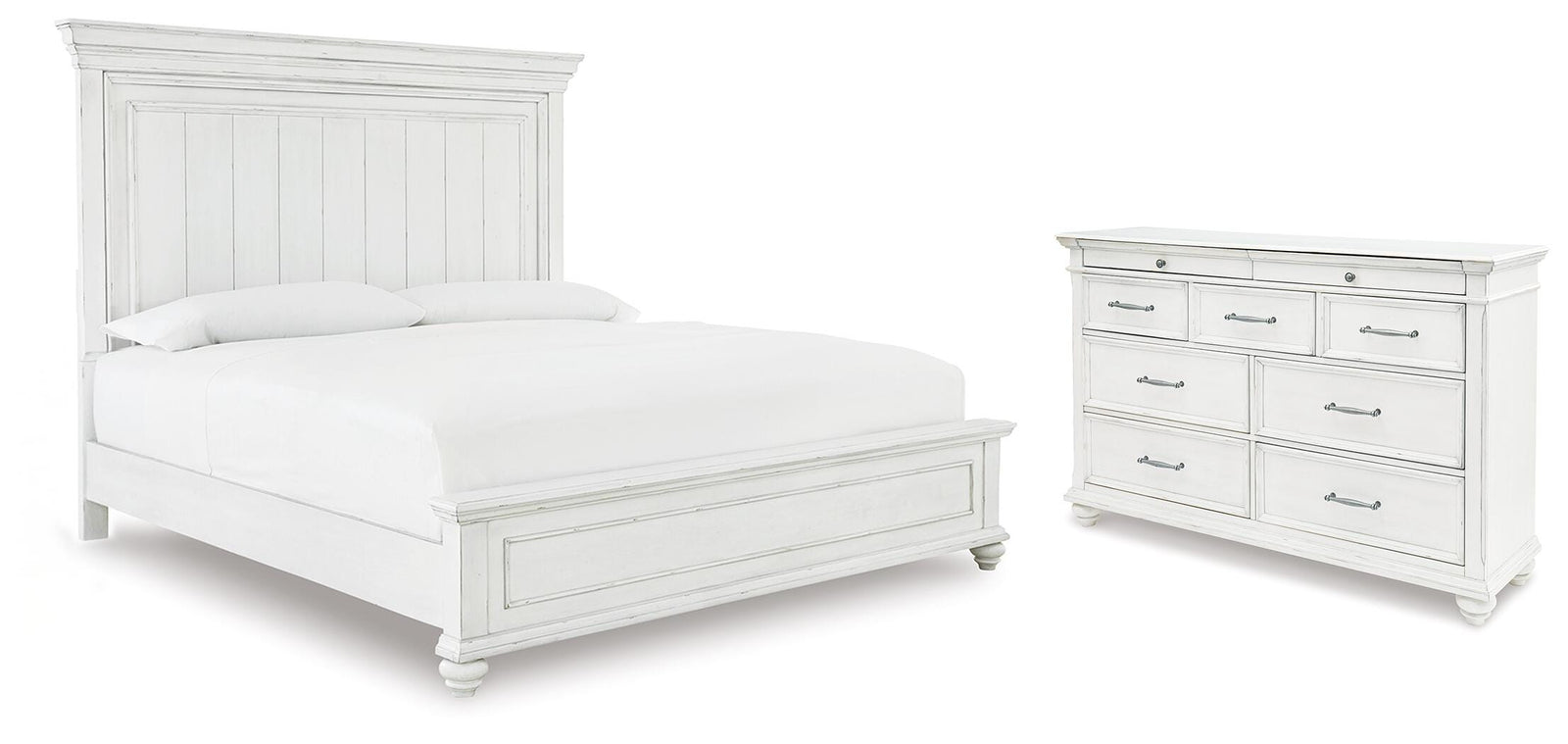Kanwyn Panel Bed and Dresser (B777-SI)