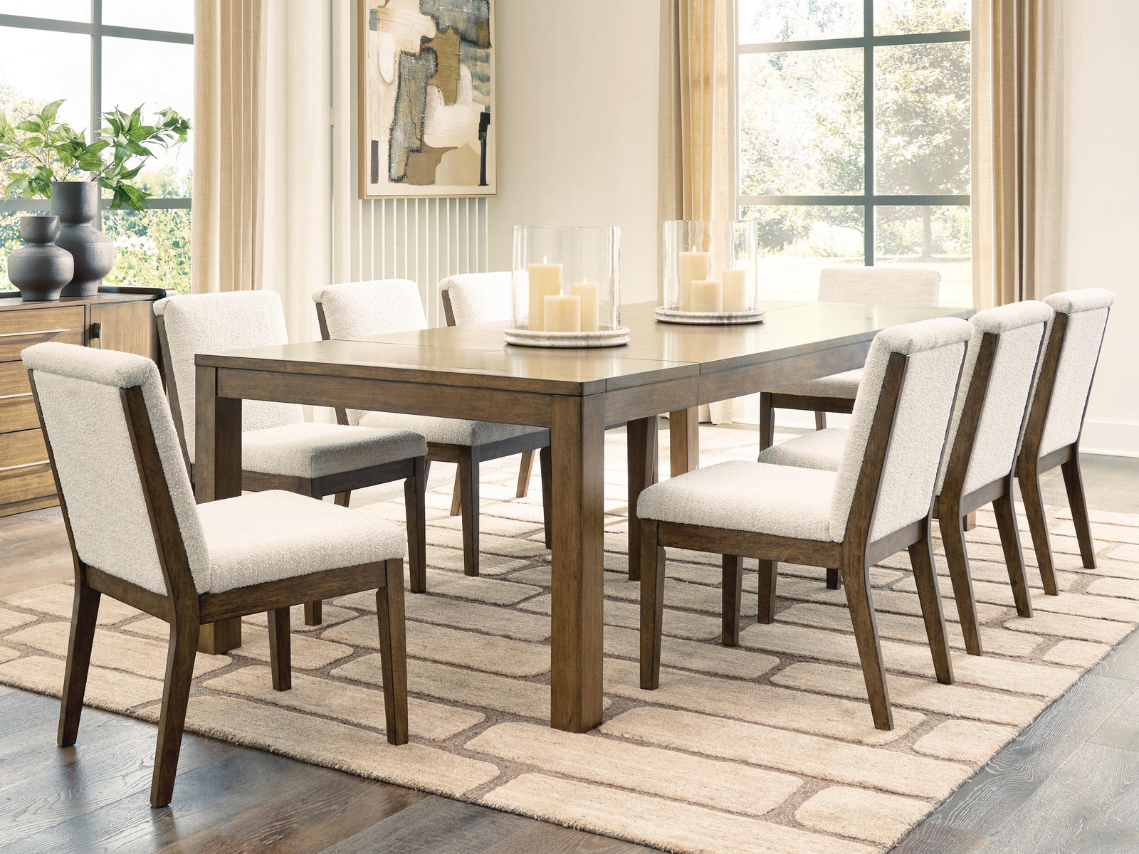 Marxmore Extension Dining Table and 8 Chairs (D863-SI) - Image 2