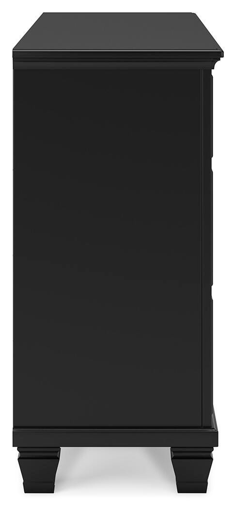 Lanolee Dresser - Black (B687-SI) - Image 7
