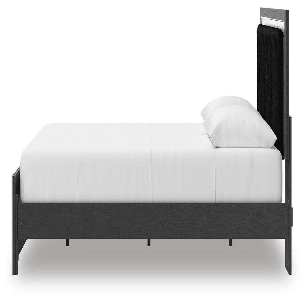 Zuraleus Queen Upholstered Bed, Dresser, Mirror and Nightstand (PCB3380-SI) - Image 13