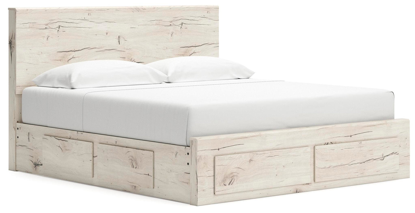 Lawroy Panel Storage Bed - Light Natural (B2310-SI)