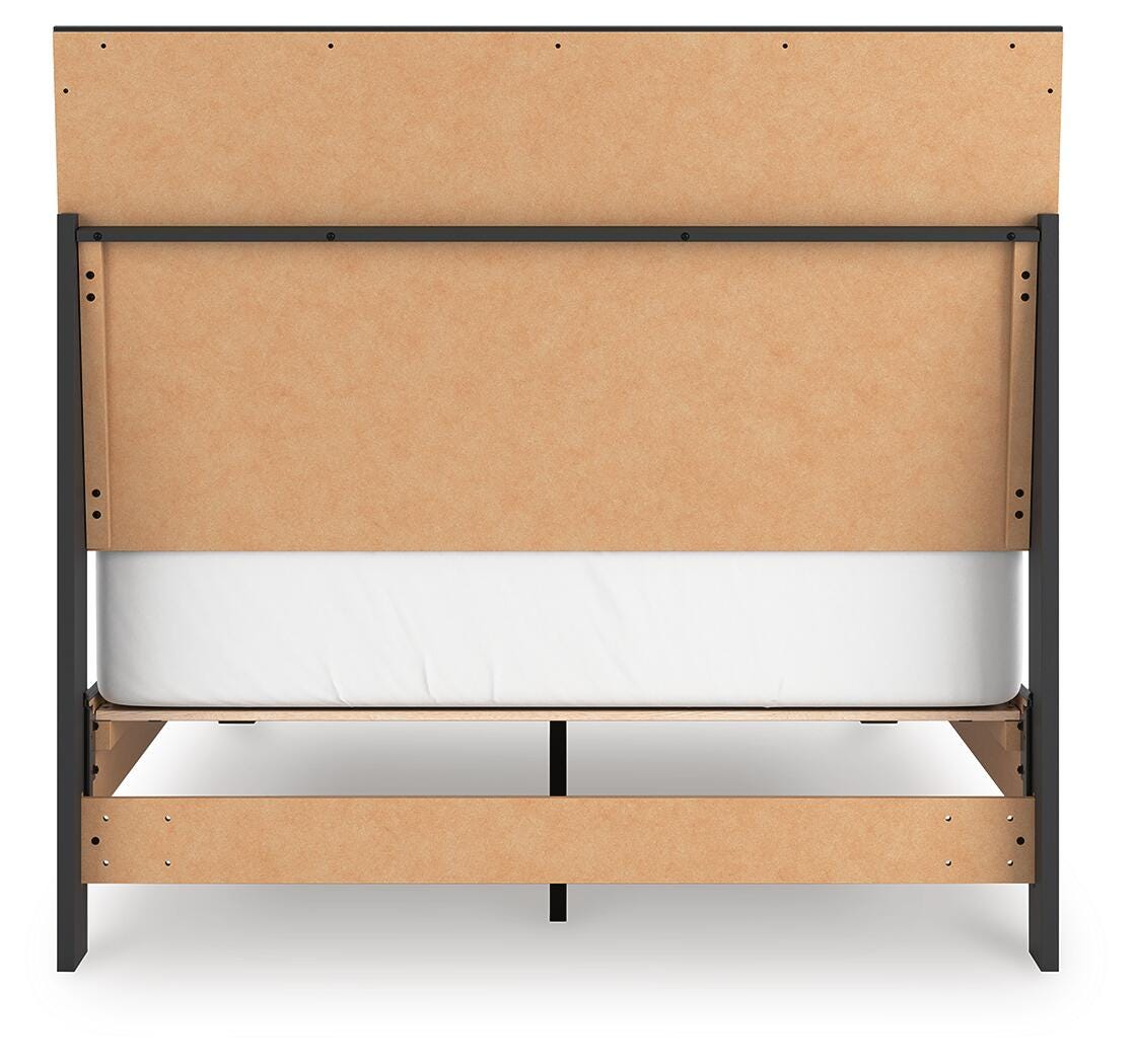 Danziar Panel Bed (Youth) - Black (B1013-SI) - Image 6