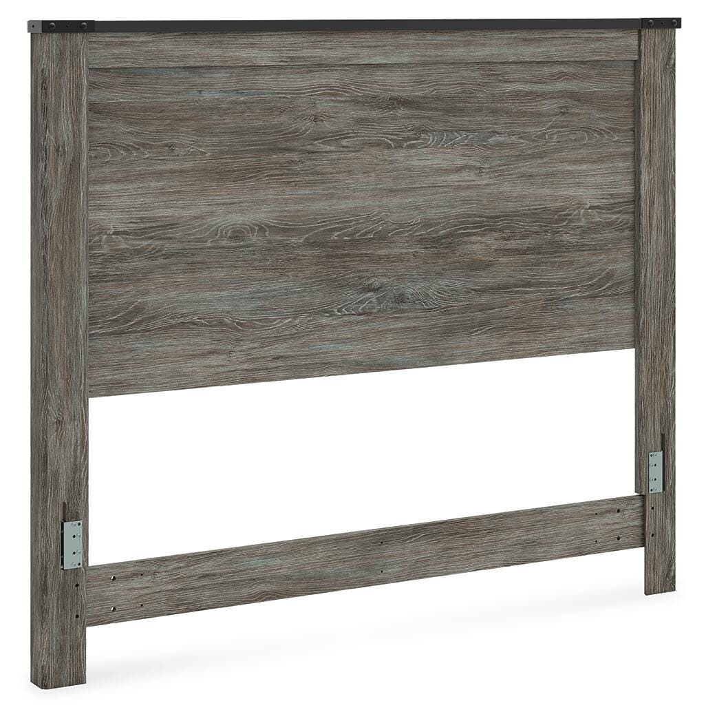 Frandern Panel Headboard - Gray (B4480-SI)
