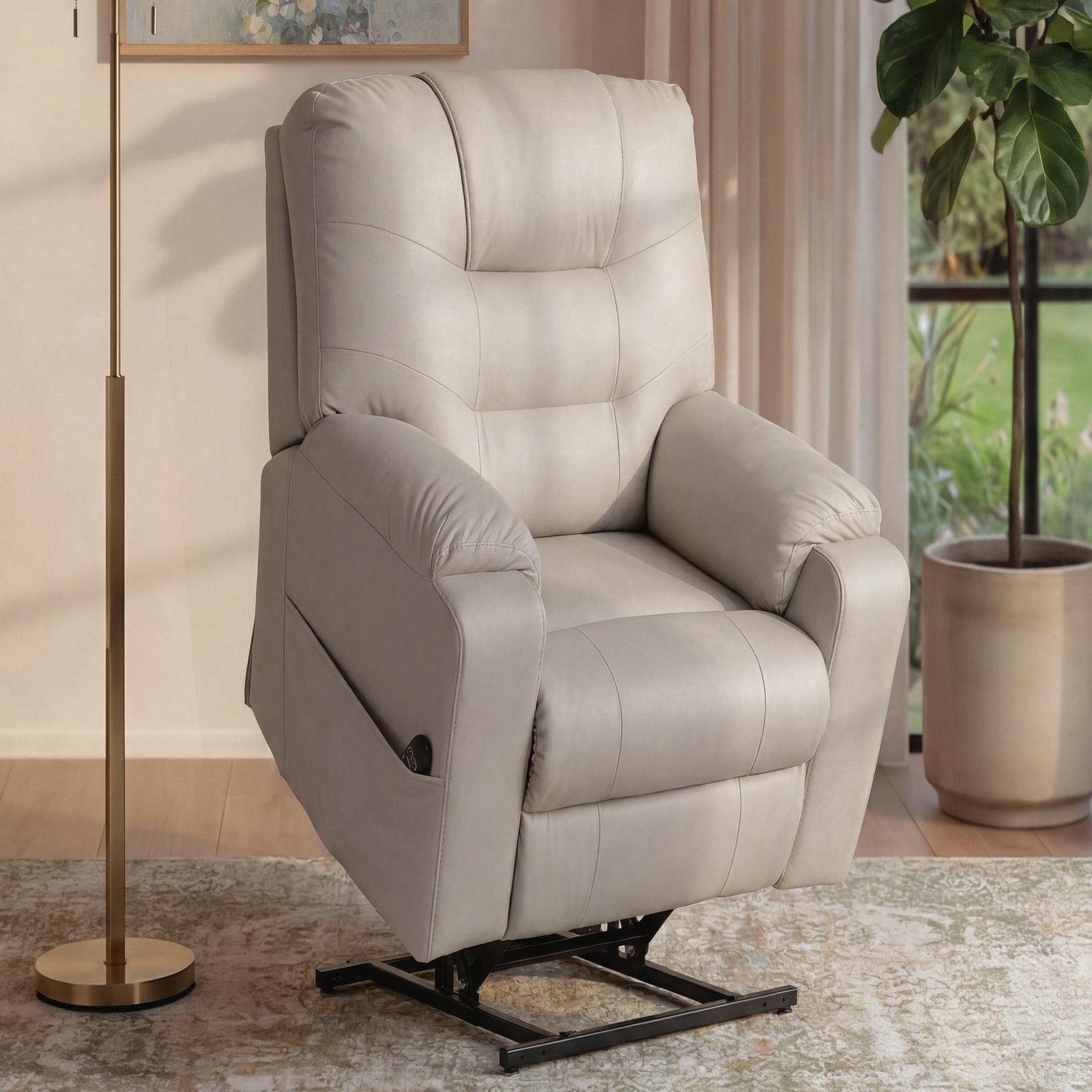 Belmone Pike Power Lift Recliner (PC22806-SI) - Image 9