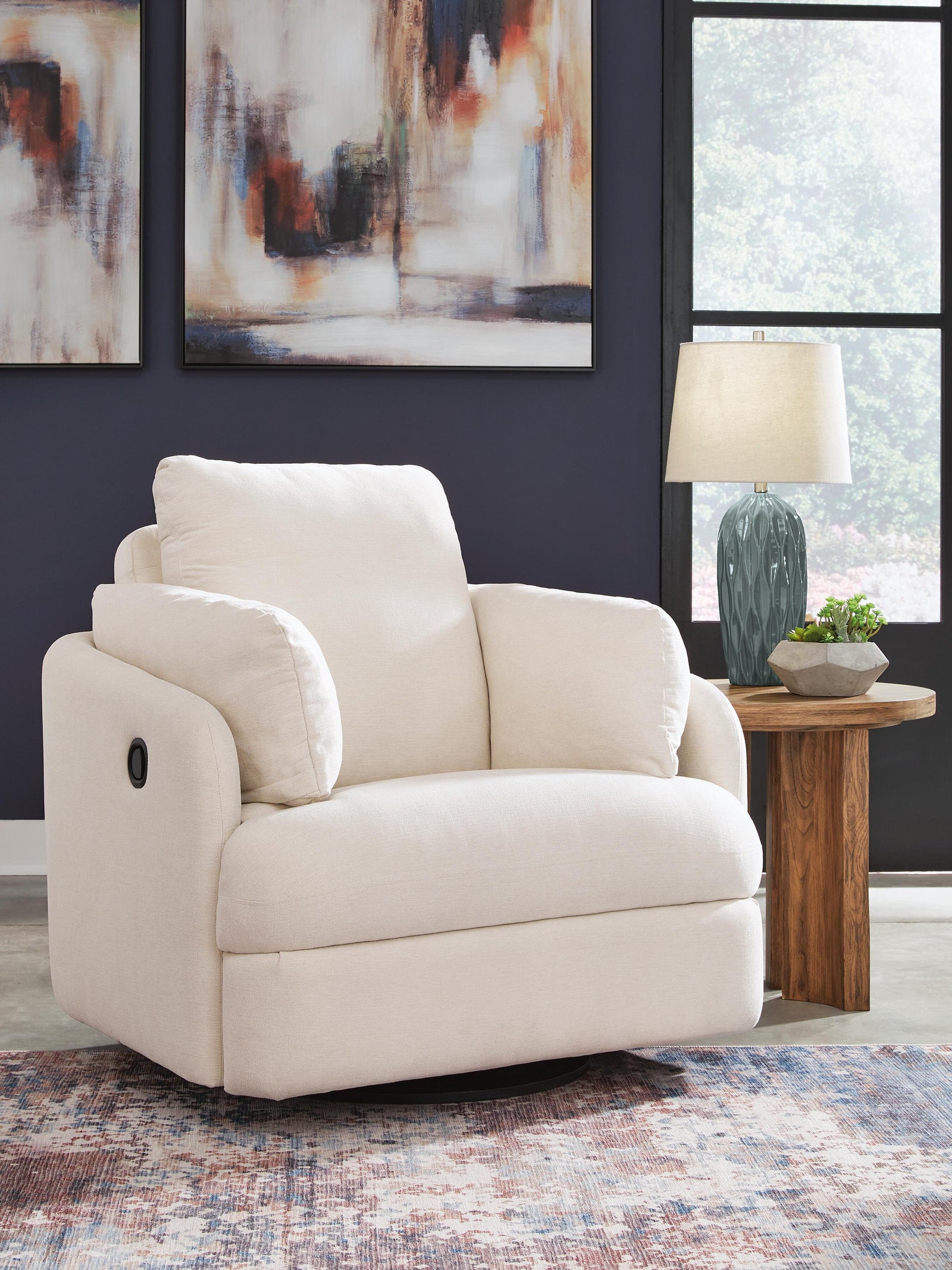 Modmax Swivel Glider Recliner (92103-SI) - Image 2
