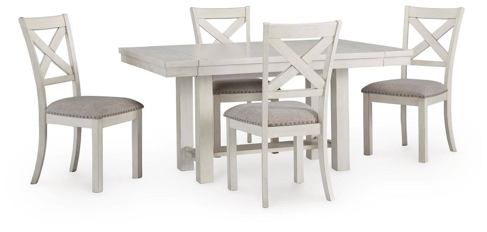 Robbinsdale Dining Table and 4 Chairs (D642-SI) - Image 4