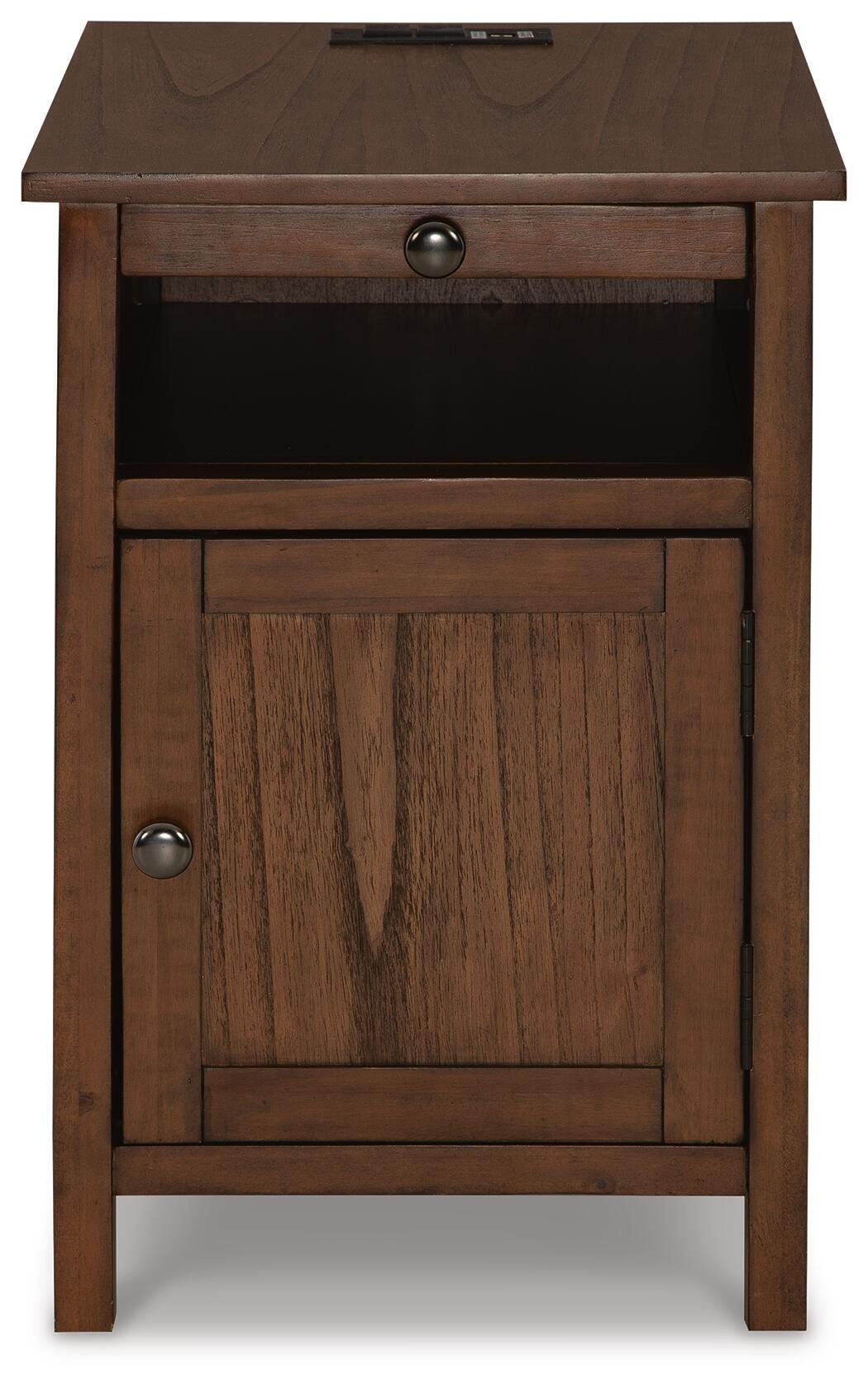 Treytown Chairside End Table - Brown (T300-SI) - Image 3