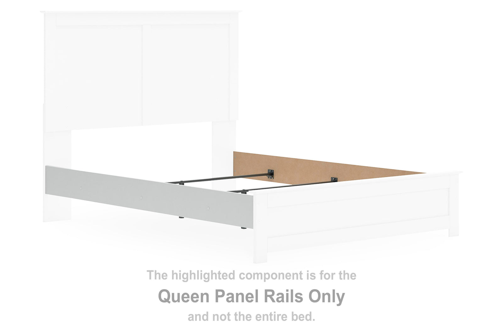 Bostwick Shoals Panel Rails - White (B139-SI) - Image 2