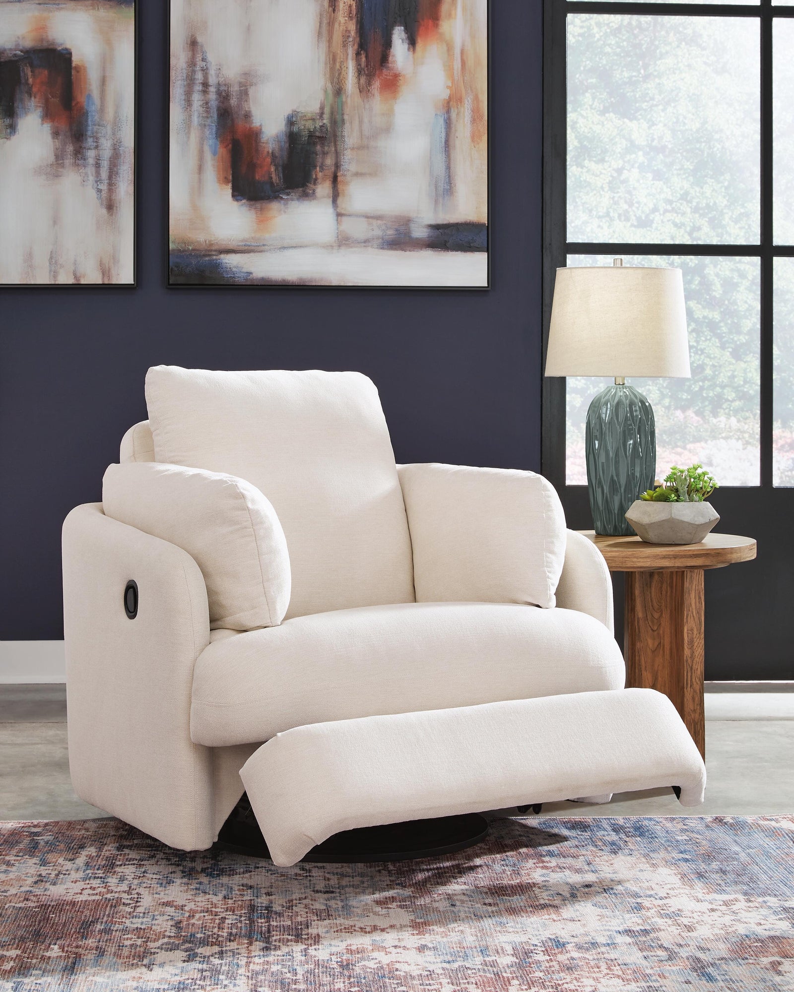 Modmax Swivel Glider Recliner (92103-SI) - Image 9