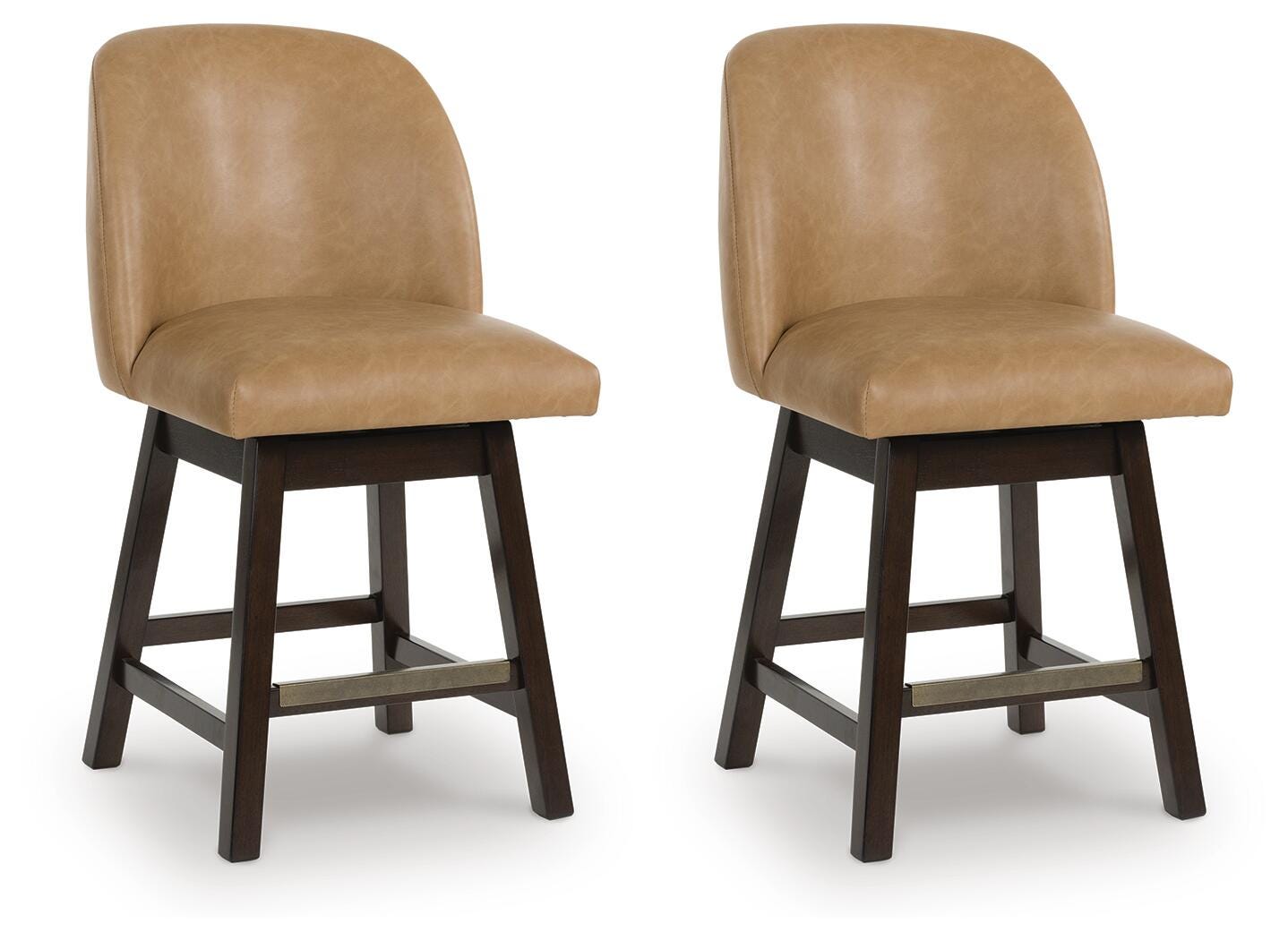 Neymorton Counter Height Barstool (Set of 2) (D618-SI)