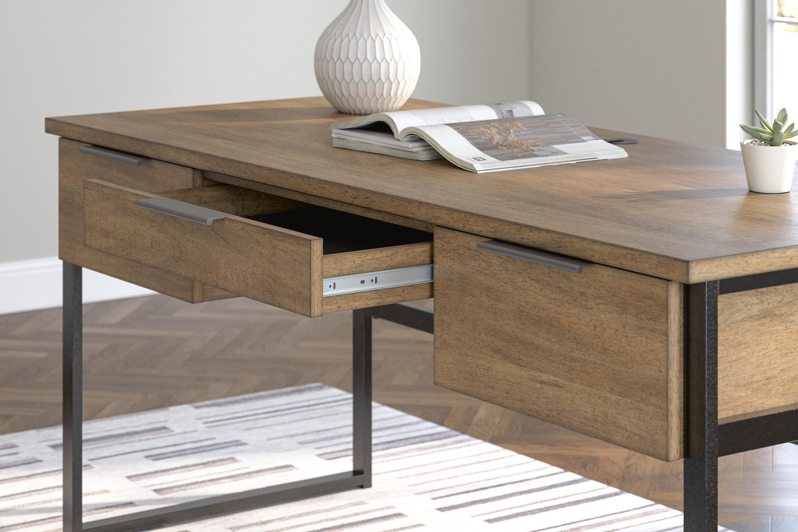 Montia 67 Home Office Desk (H632-SI) - Image 10