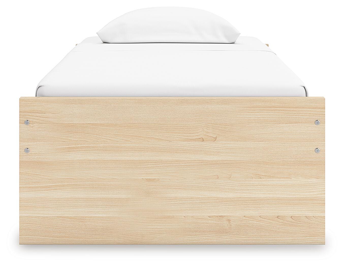 Onita Platform Bed with 1 Side Storage (Youth) - Natural (EB9632-SI) - Image 4