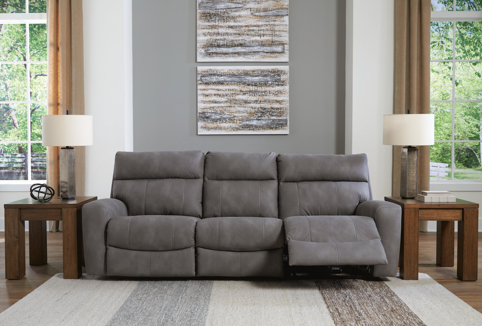 Next-Gen Durapella 3-Piece Power Reclining Sectional Sofa (61003-SI) - Image 4