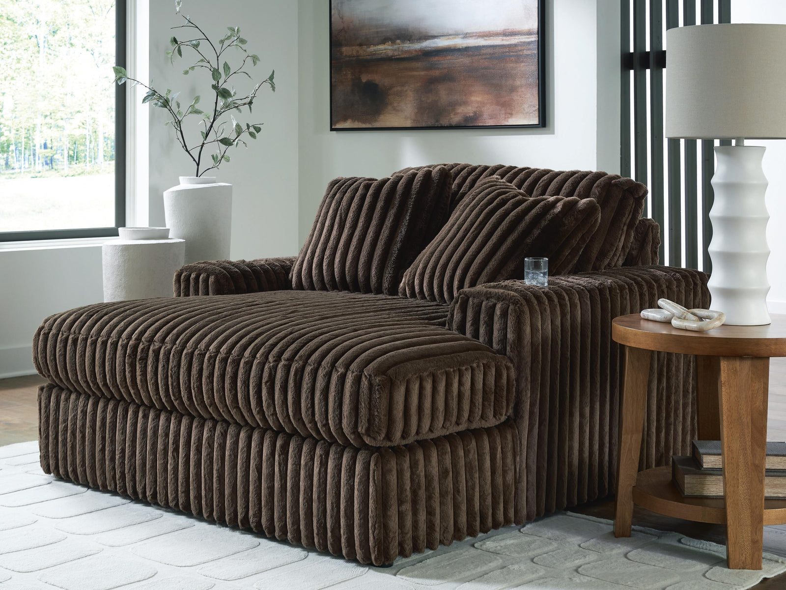 Midnight-Madness Oversized Chaise (98104-SI) - Image 18