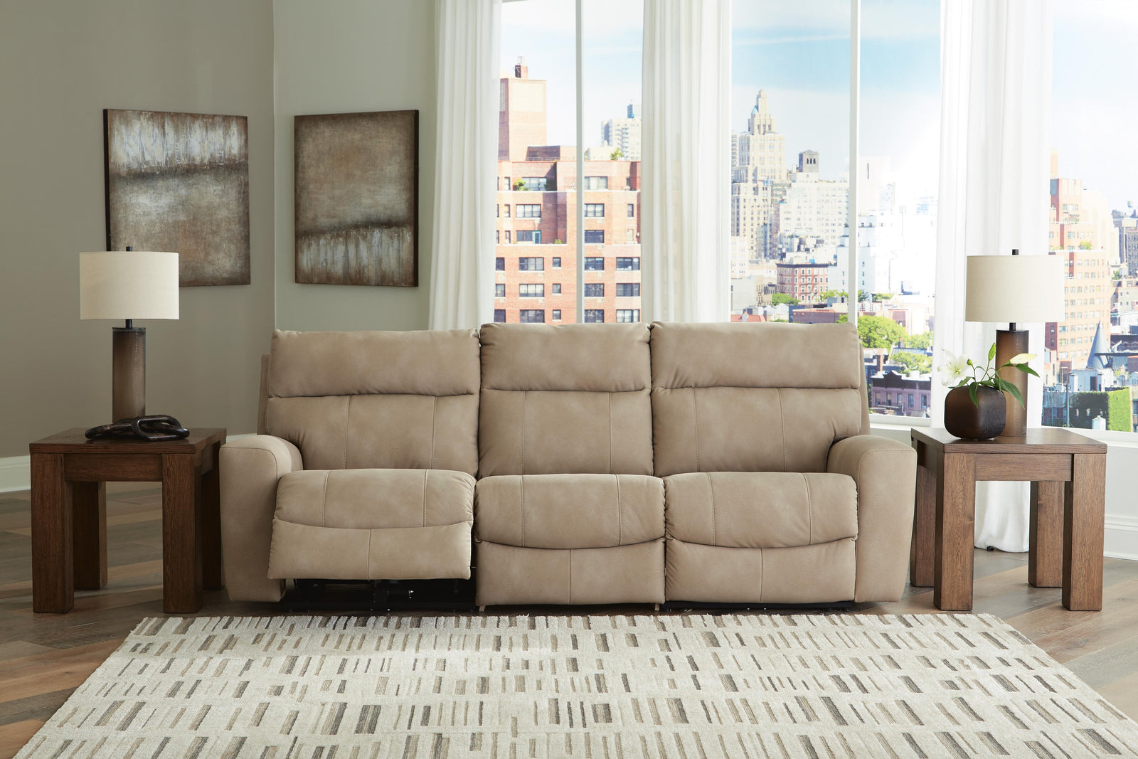 Next-Gen Durapella 3-Piece Power Reclining Sectional Sofa (61004-SI) - Image 3