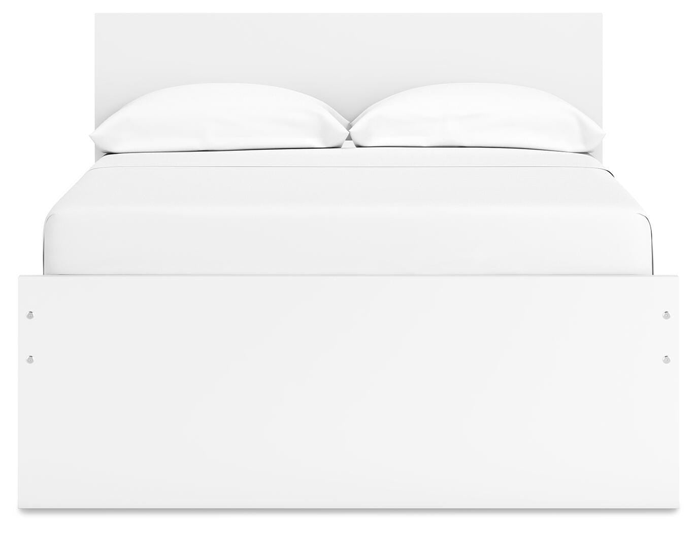 Onita Panel Platform Bed with 2 Side Storage (Youth) - White (EB9630-SI) - Image 5