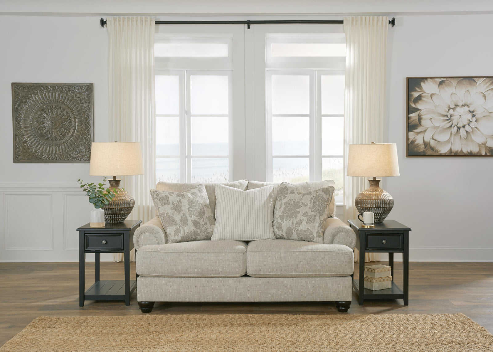 Asanti Loveseat and Ottoman (13201-SI) - Image 10