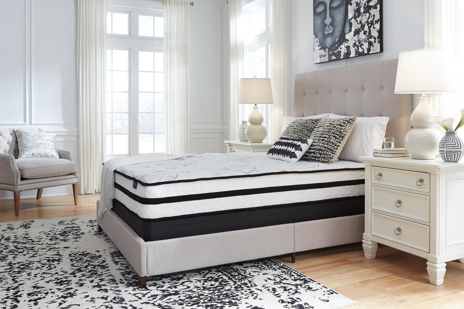 Chime 10 Inch Hybrid Queen Mattress in a Box (M696-SI) - Image 12