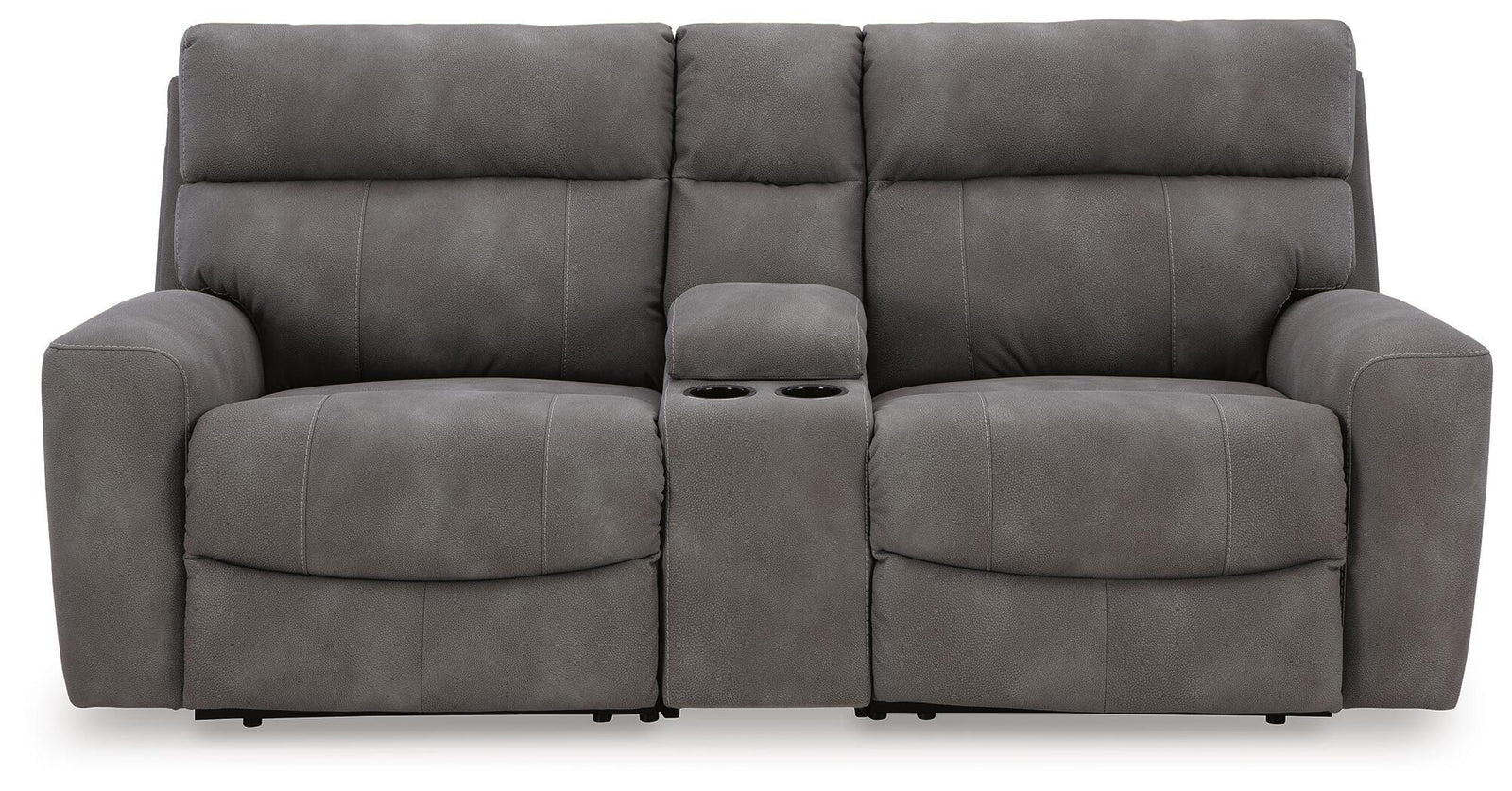 Next-Gen Durapella 3-Piece Power Reclining Sectional Loveseat with Console (61003-SI) - Image 2