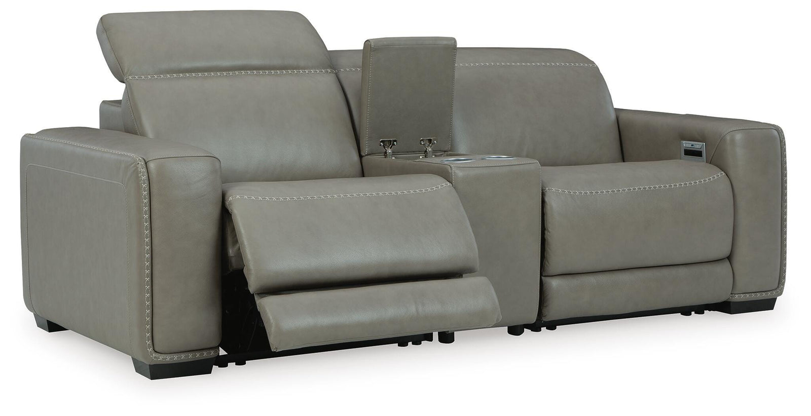 Correze 3-Piece Power Reclining Sectional Loveseat (U94202-SI) - Image 5