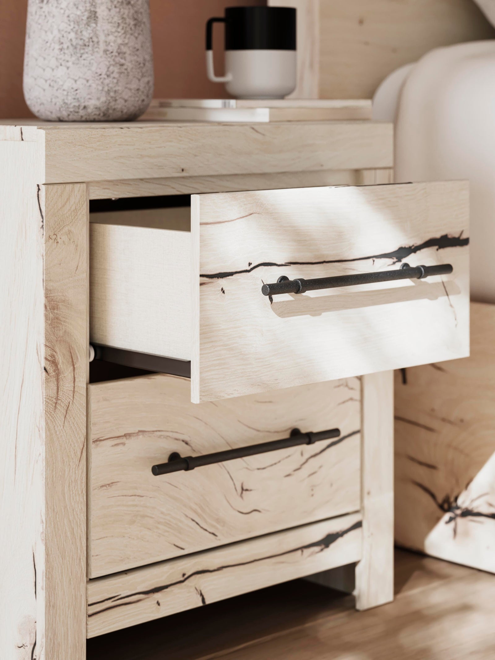 Lawroy Panel Bed, Dresser, Mirror and Nightstand - Light Natural (B2310-SI) - Image 26