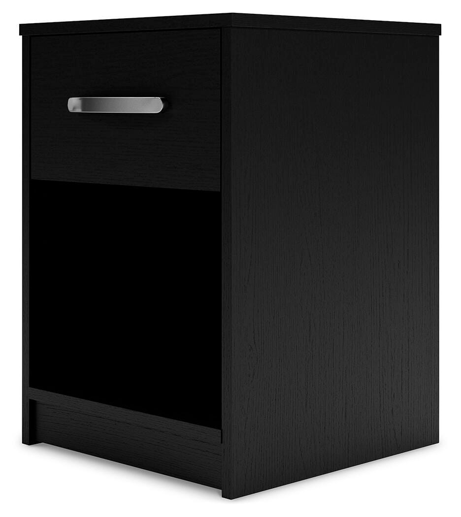 Finch Nightstand - Black (EB3392-SI) - Image 4