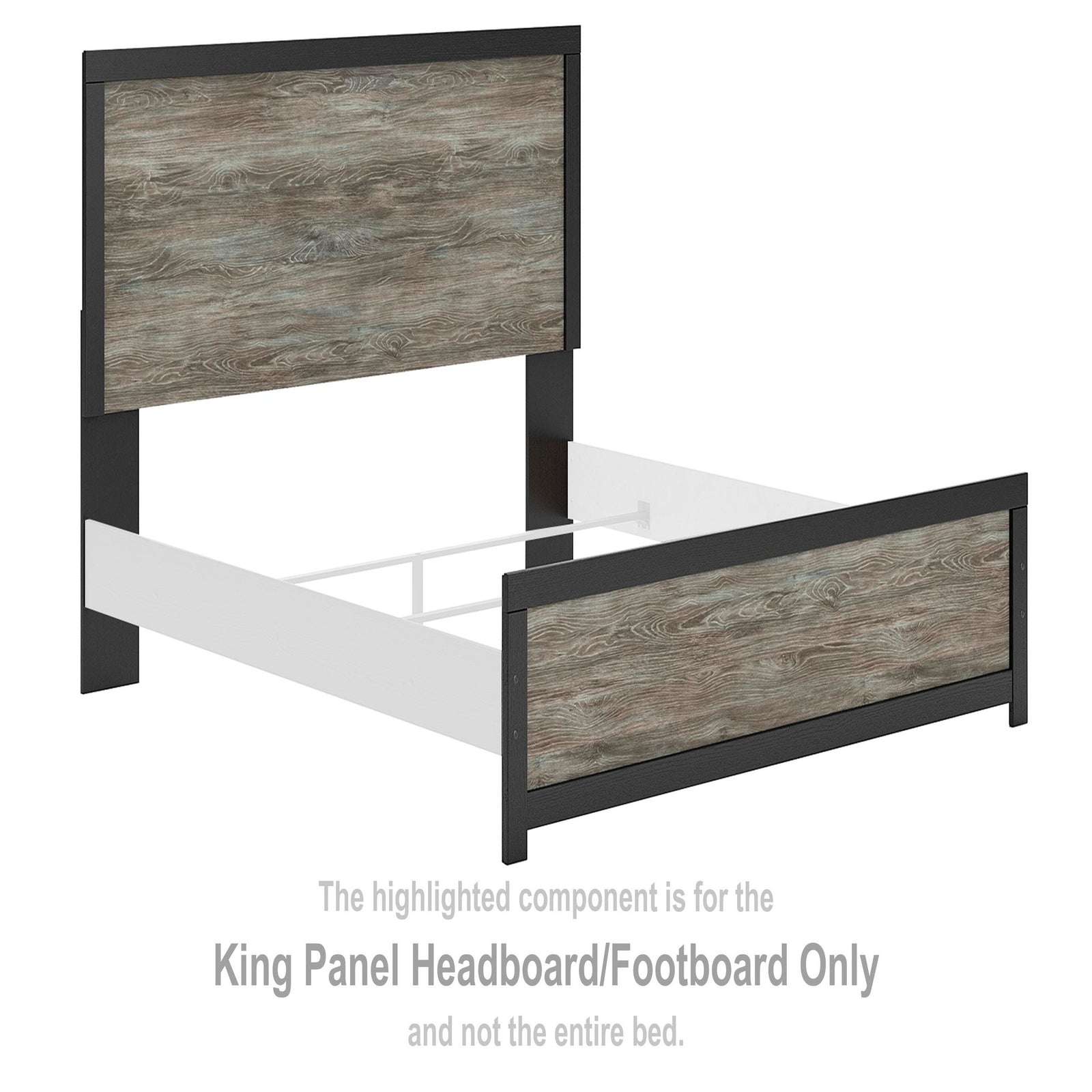 Broachmyn Lighted King Bookcase Headboard (PCB1118-SI) - Image 43