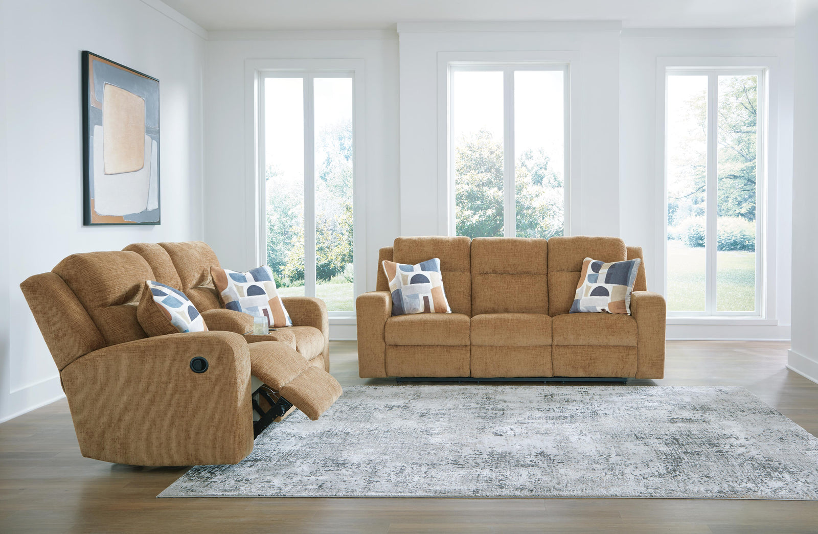 Kanlow Reclining Sofa and Loveseat (38605-SI) - Image 10